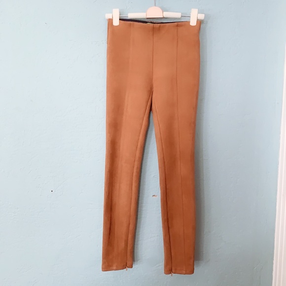 Anthropologie faux suede leggings - Picture 2 of 6
